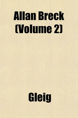 Book cover for Allan Breck Volume 1
