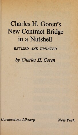 Book cover for Contract Bridge in a Nutshell