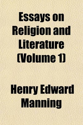 Book cover for Essays on Religion and Literature (Volume 1)