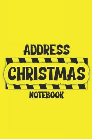 Cover of Address Christmas Notebook