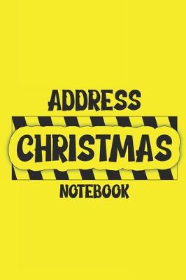 Book cover for Address Christmas Notebook