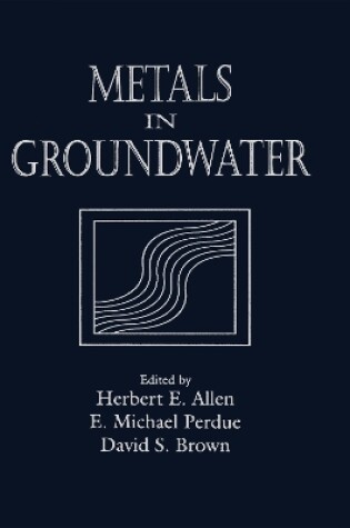 Cover of Metals in Groundwater