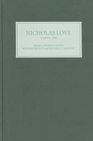 Cover of Nicholas Love at Waseda