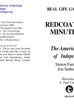 Cover of Redcoats and Minute Men