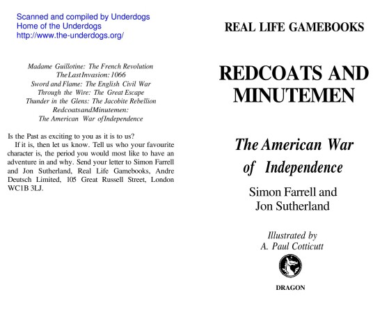 Cover of Redcoats and Minute Men