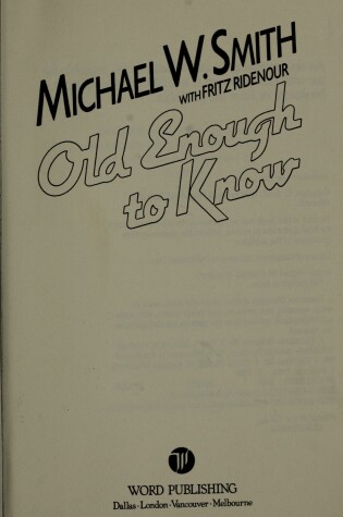 Cover of Old Enough to Know