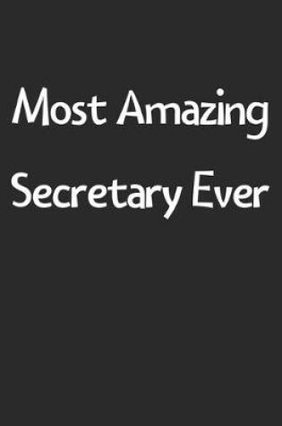 Cover of Most Amazing Secretary Ever