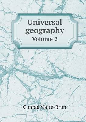 Book cover for Universal geography Volume 2