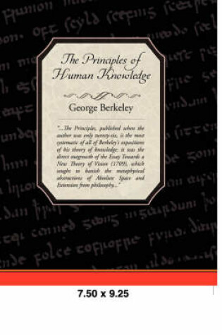 Cover of A Tretease Concerning the Principles of Human Knowledge