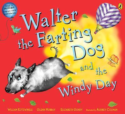 Book cover for Walter the Farting Dog and the Windy Day