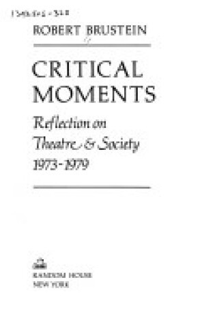 Cover of Critical Moments
