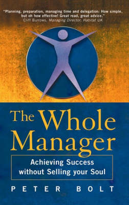 Book cover for The Whole Manager