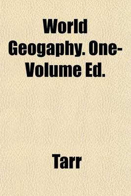 Book cover for World Geogaphy. One-Volume Ed.