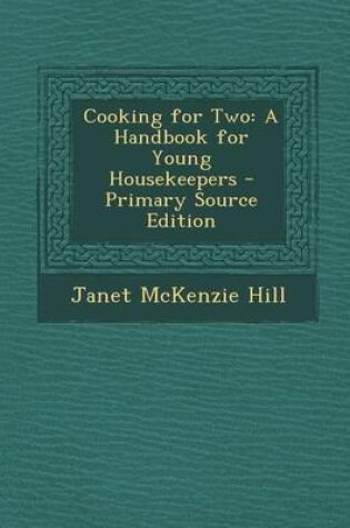 Cover of Cooking for Two