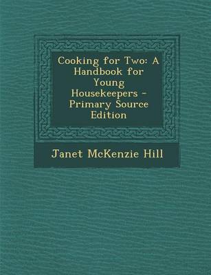 Book cover for Cooking for Two