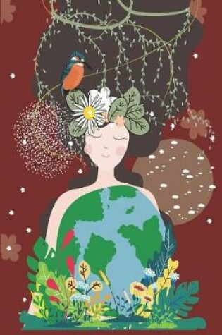 Cover of Beautiful Mother Earth Holding Planet Earth 2019 to 2020 Mid Year Organiser