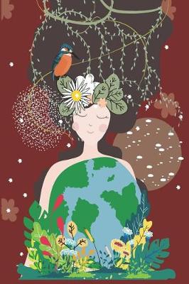 Book cover for Beautiful Mother Earth Holding Planet Earth 2019 to 2020 Mid Year Organiser