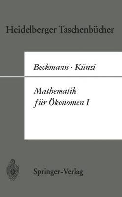 Cover of Mathematik Fur Konomen