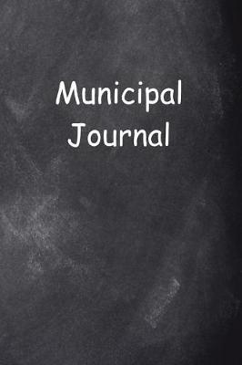 Cover of Municipal Journal Chalkboard Design