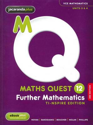 Cover of Maths Quest 12 Further Mathematics 3E TI-Nspire Edition & EBookPLUS