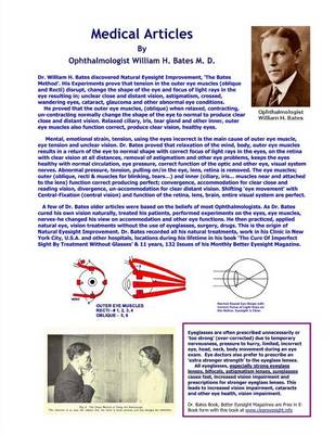 Book cover for Medical Articles By Ophthalmologist William H. Bates