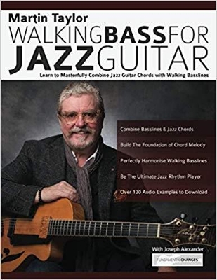 Book cover for Martin Taylor Walking Bass For Jazz Guitar