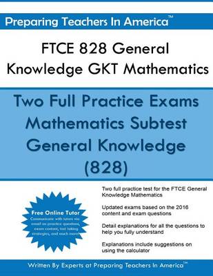 Book cover for FTCE 828 General Knowledge GKT Mathematics