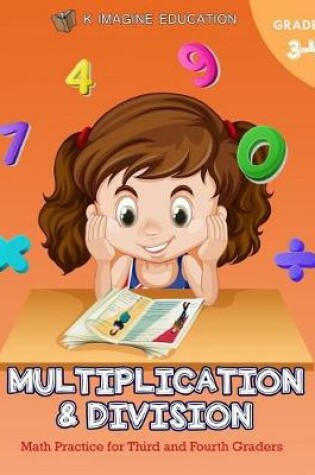 Cover of Multiplication and Division Math Practice for Third and Fourth Graders