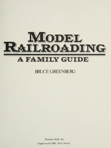 Book cover for Model Railroading