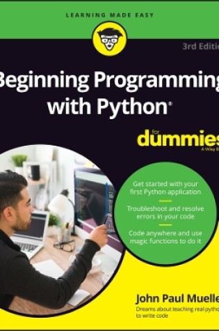 Cover of Beginning Programming with Python For Dummies