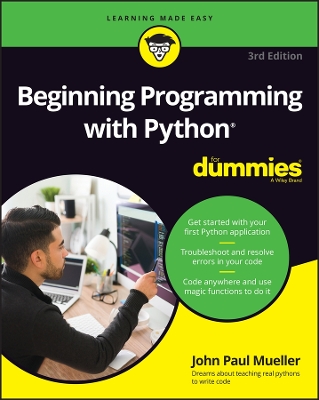 Book cover for Beginning Programming with Python For Dummies