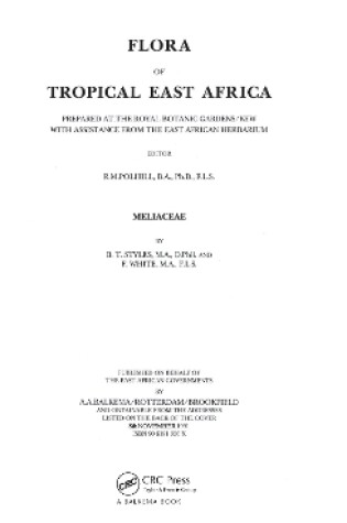 Cover of Flora of Tropical East Africa - Meliaceae (1991)