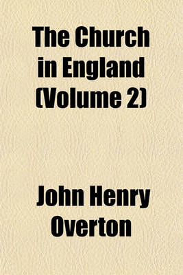 Book cover for The Church in England (Volume 2)