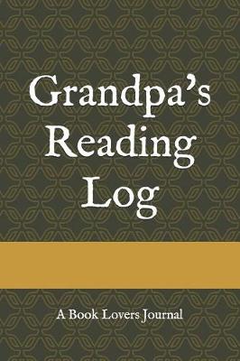 Book cover for Grandpa's Reading Log