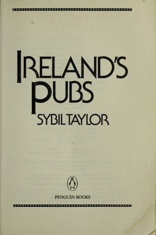 Cover of Ireland's Pubs