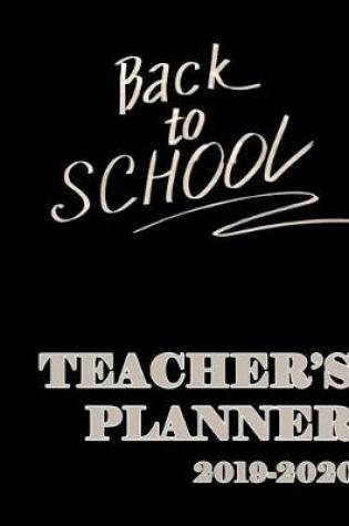 Cover of Teachers Planner 2019-2020