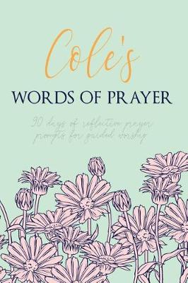 Book cover for Cole's Words of Prayer