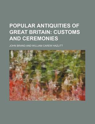 Book cover for Popular Antiquities of Great Britain