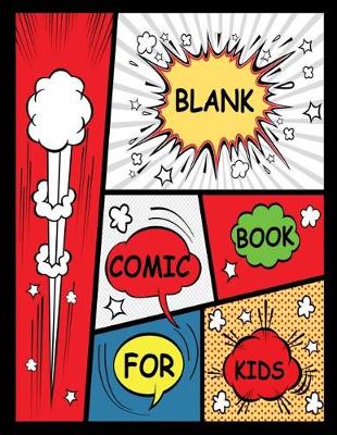 Book cover for Blank Comic book for kids