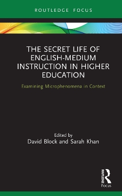 Book cover for The Secret Life of English-Medium Instruction in Higher Education