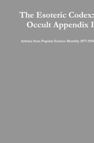 Cover of The Esoteric Codex: Occult Appendix I