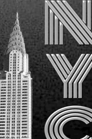 Cover of Iconic Chrysler Building New York City creative drawing journal