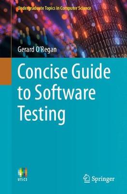 Cover of Concise Guide to Software Testing