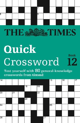 Cover of The Times Quick Crossword Book 12