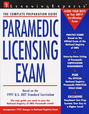 Book cover for Paramedic Licensing Exam