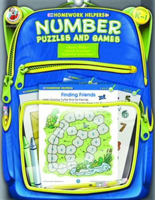 Book cover for Number Puzzles and Games, Grades K - 1