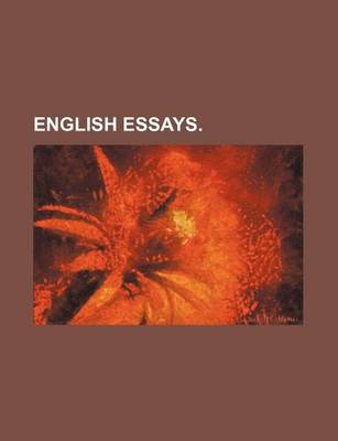 Book cover for English Essays.