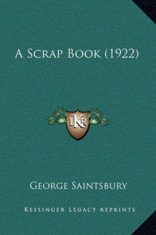 Cover of A Scrap Book (1922)