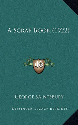 Book cover for A Scrap Book (1922)