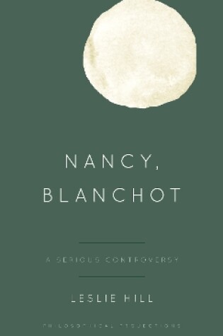 Cover of Nancy, Blanchot
